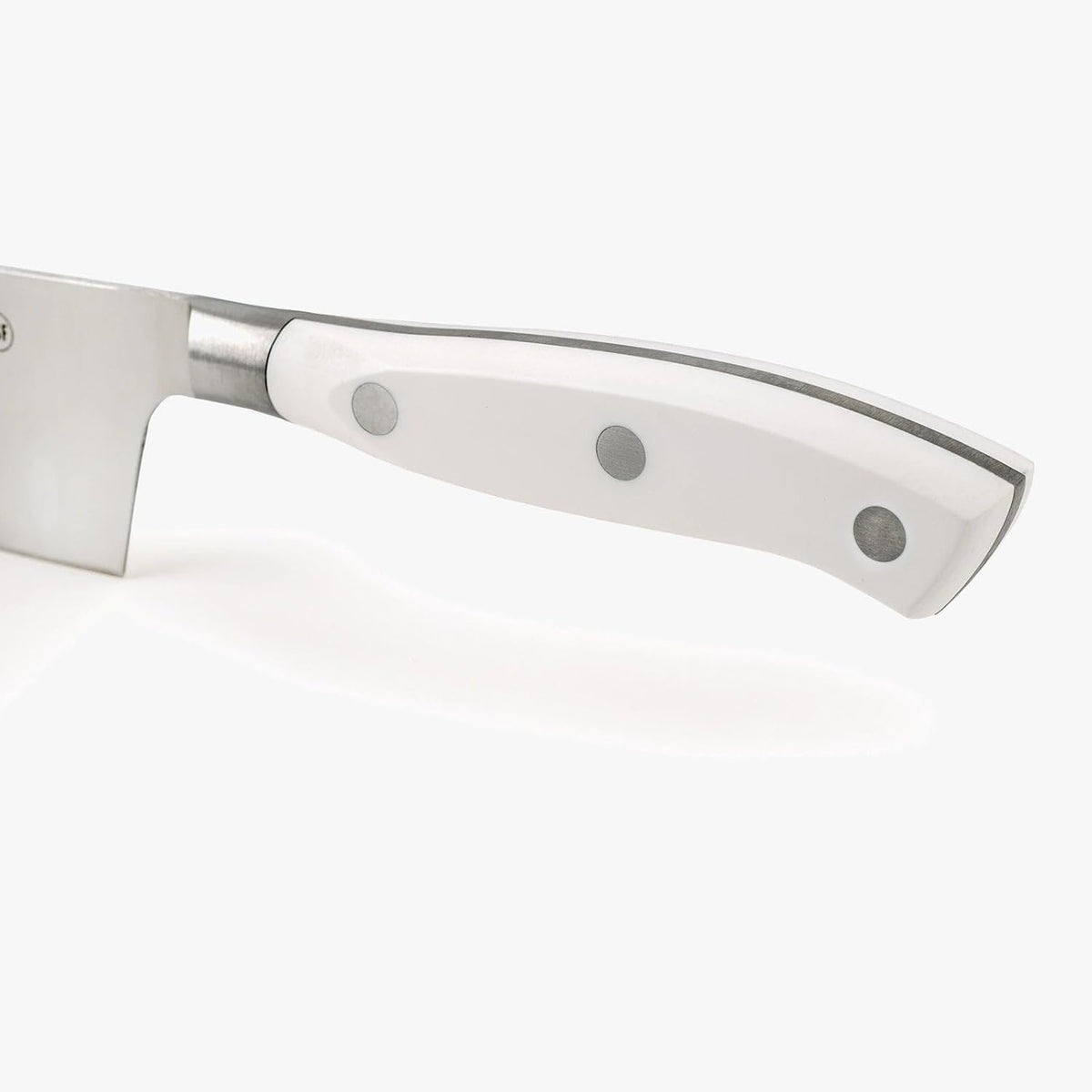 Forged Knife Serrated 5 Inch Nitrum Stainless Steel and 130 mm blade. Ergonomic Polyoxymethylene POM Handle. Series Riviera. Color Black