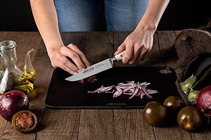 Forged Knife Serrated 5 Inch Nitrum Stainless Steel and 130 mm blade. Ergonomic Polyoxymethylene POM Handle. Series Riviera. Color Black