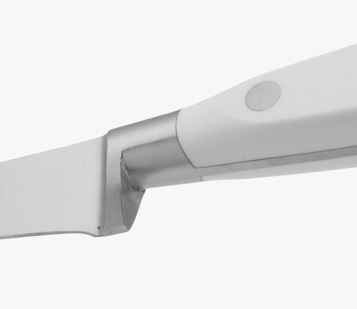 Forged Knife Serrated 5 Inch Nitrum Stainless Steel and 130 mm blade. Ergonomic Polyoxymethylene POM Handle. Series Riviera. Color Black