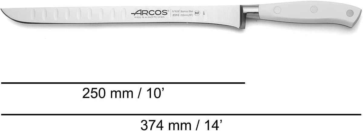 Forged Knife Serrated 5 Inch Nitrum Stainless Steel and 130 mm blade. Ergonomic Polyoxymethylene POM Handle. Series Riviera. Color Black