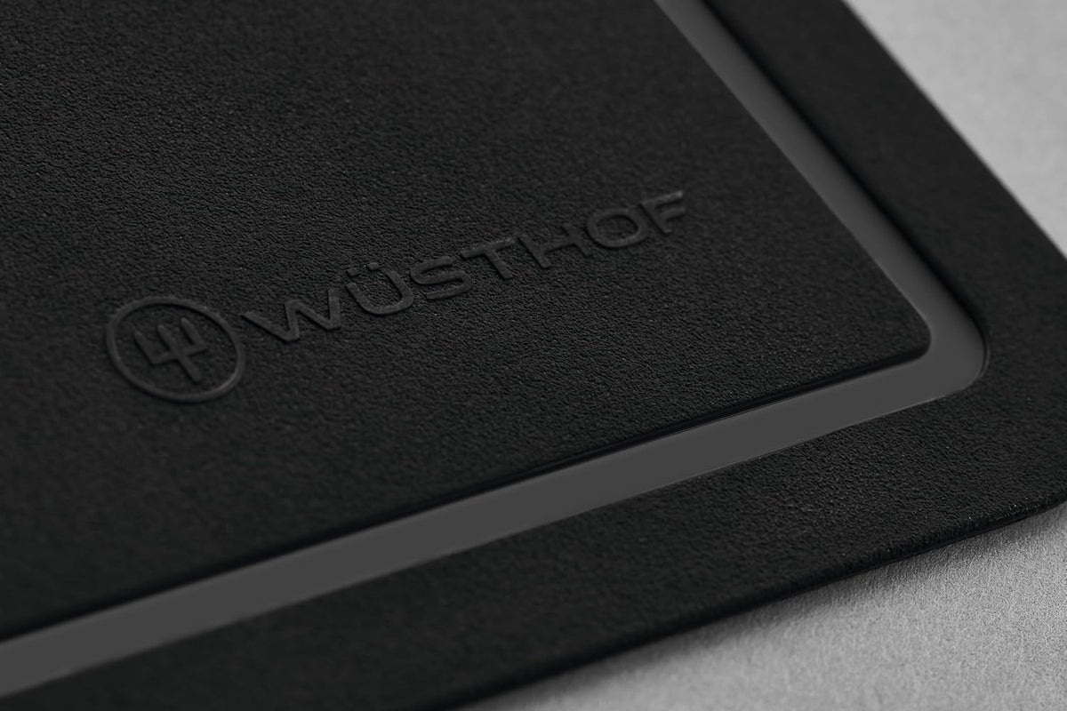WÜSTHOF Gourmet 5" Hollow Edge Santoku Knife, Black