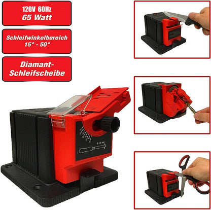 Universal Sharpening Station, Multifunctional Sharpener Professional Knife & Chisel & HSS Drill Electric Multitask Sharpening Machine