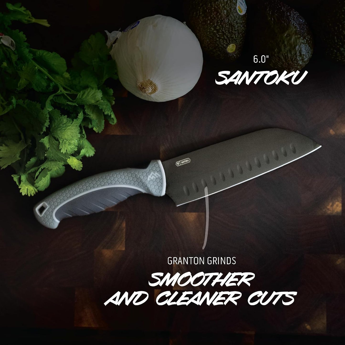 ErgoMax Brisket Slicing Knife - Razor Sharp Blade, Premium Titanium-Coated Steel Blades, Ergonomic Handle, Multifunction Carving Knife for Meat Cutting