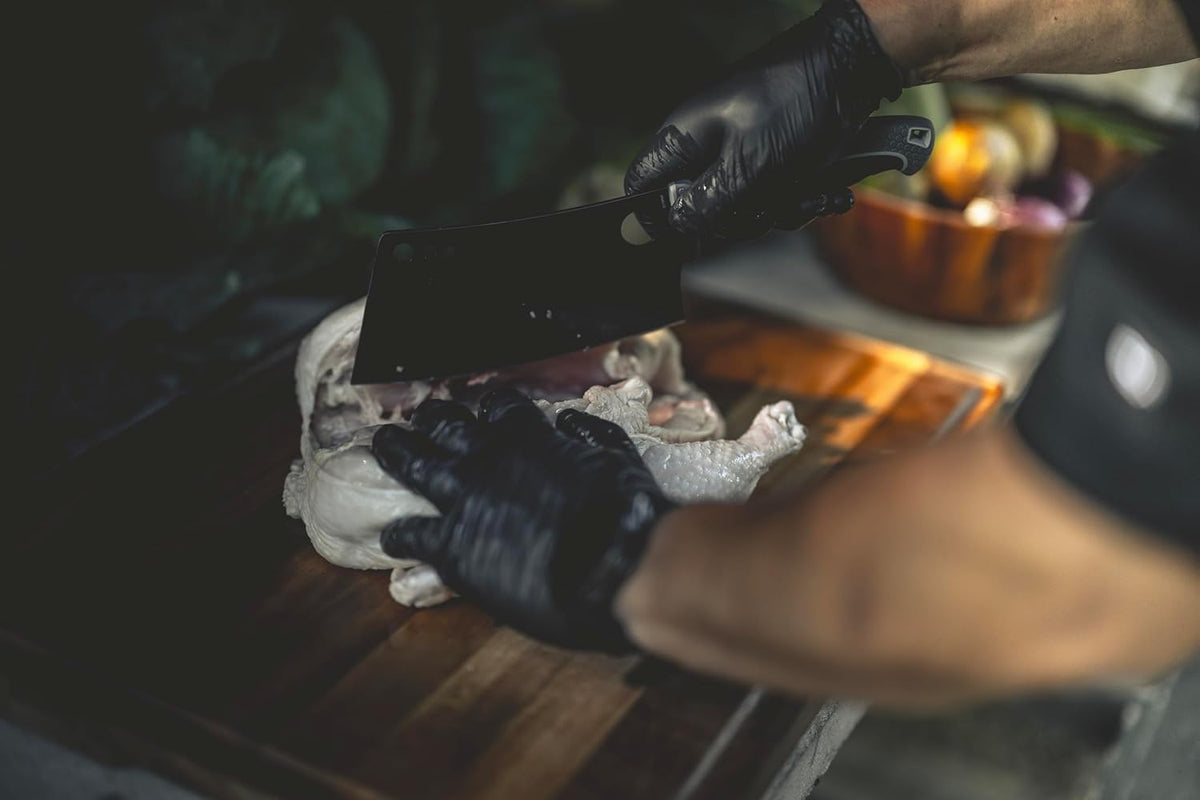 ErgoMax Brisket Slicing Knife - Razor Sharp Blade, Premium Titanium-Coated Steel Blades, Ergonomic Handle, Multifunction Carving Knife for Meat Cutting