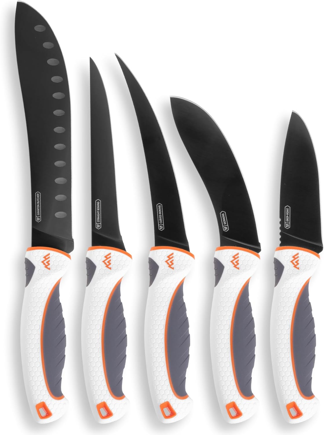 ErgoMax Brisket Slicing Knife - Razor Sharp Blade, Premium Titanium-Coated Steel Blades, Ergonomic Handle, Multifunction Carving Knife for Meat Cutting