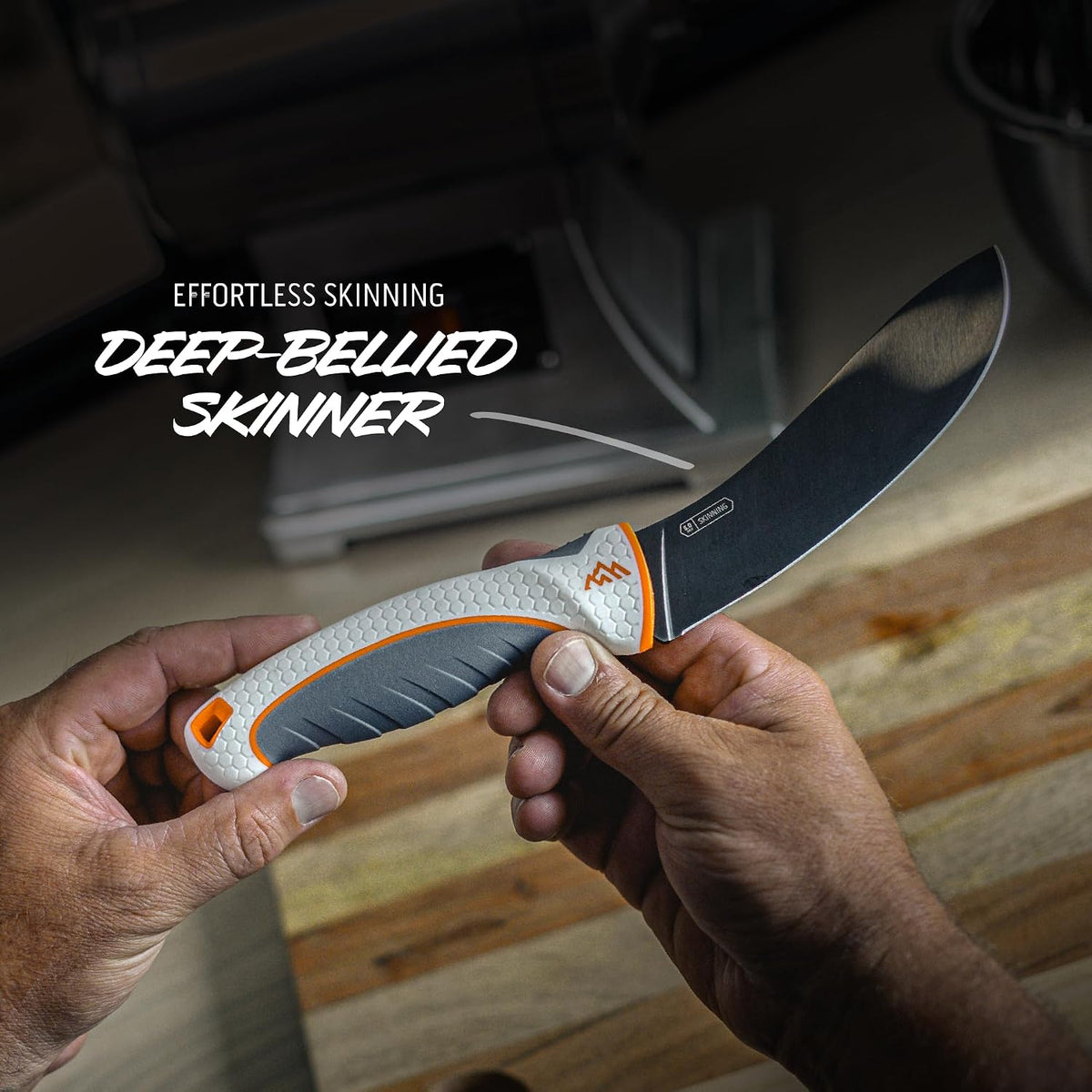ErgoMax Brisket Slicing Knife - Razor Sharp Blade, Premium Titanium-Coated Steel Blades, Ergonomic Handle, Multifunction Carving Knife for Meat Cutting