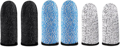 3 Pairs Cut Resistant Finger Sleeves, High Abrasion Resistance Thumb Protectors, Reusable Finger Covers for Kitchen, Sculpture, and Knitting Work