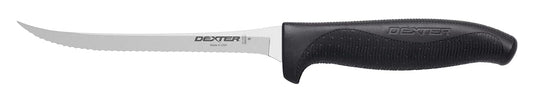 5-1/2" Scalloped Utility Knife, Black