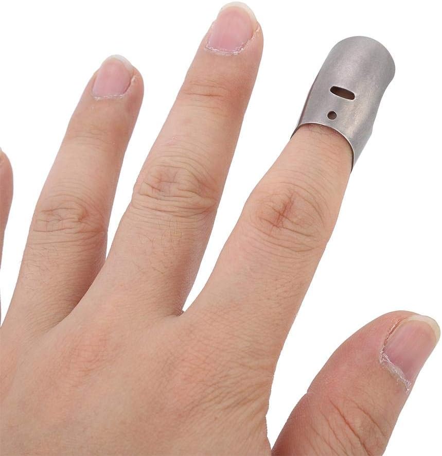 Safe Slice Finger, 4 pcs Finger Guard For Cutting Professional Stainless Steel Safe Slice Finger Guard Cooking Tool Finger Protector