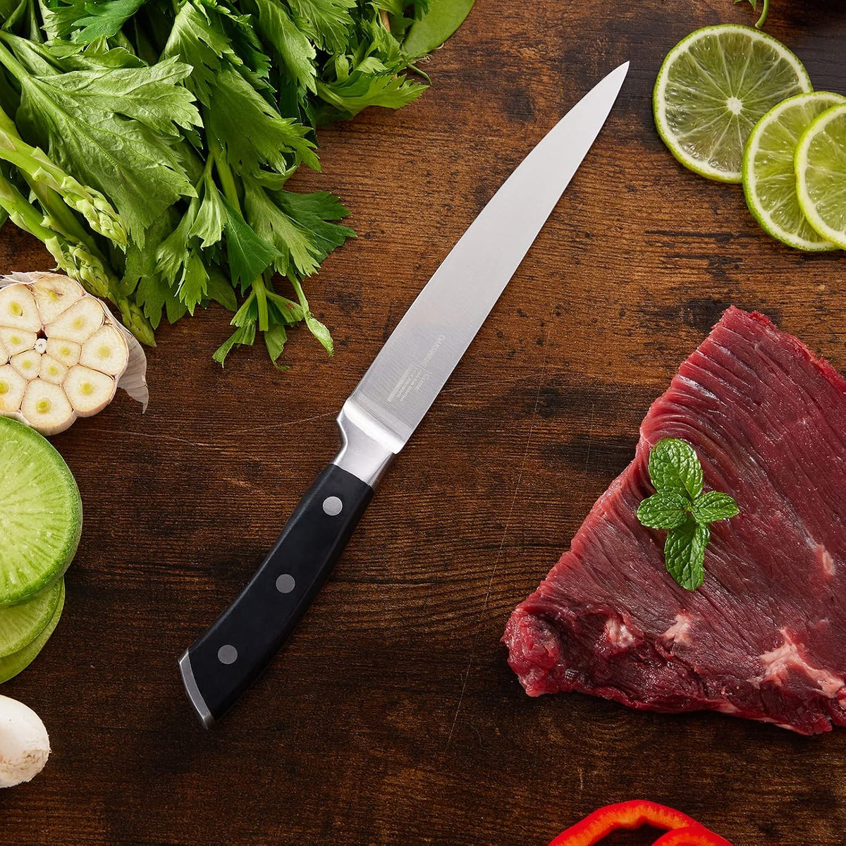 5.5 Inch Kitchen Utility Knife, German High Carbon Stainless Steel