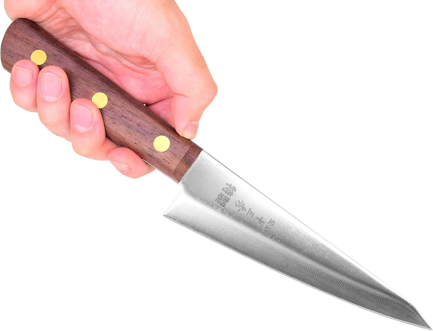 Seki Japan Tomihide Japanese Professional Boning Knife Traiangle Type, 150 mm (5.9 inch), Japanese Stainless steel Kitchen Cutlery, Chef Knives with Wood Handle for Home Kitchen & Restaurant