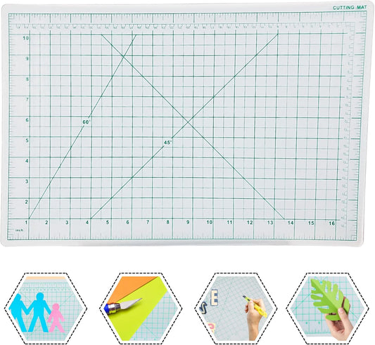 12 x 18" Clear Self Healing Cutting Mat