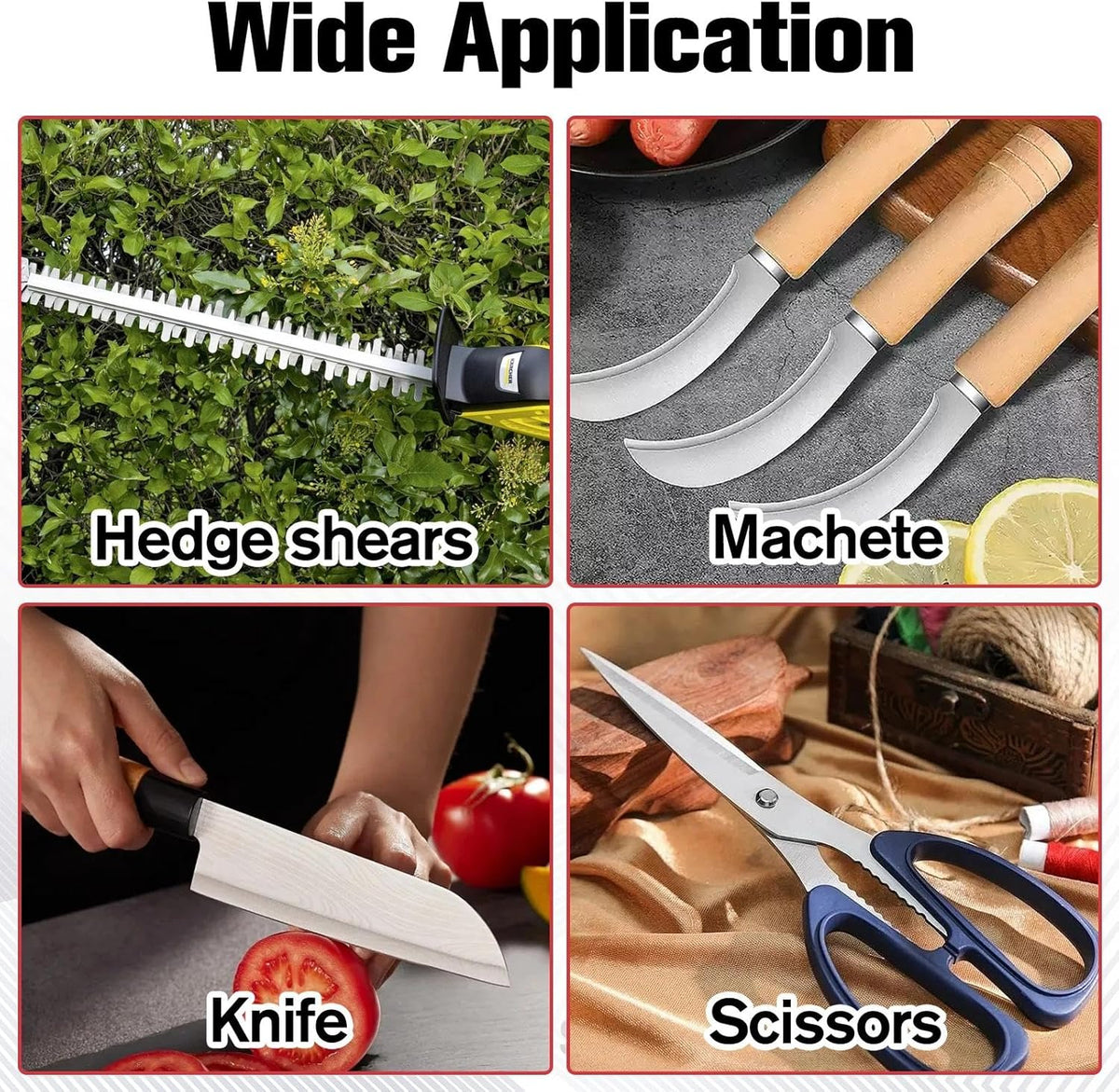 3Pcs Diamond Sharpening Hones Sets 3Grits 220# 400# 600# Color Coded Diamond Sharpening Stones Tools Flat Hand File Knife Set for Hunting, Outdoor