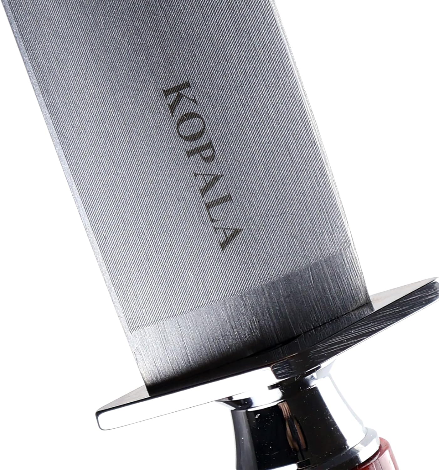 Sharpening Steel Knife Sharpener Rod Flat 12 Inches Honing Steel for Knives Heavy-duty Dark