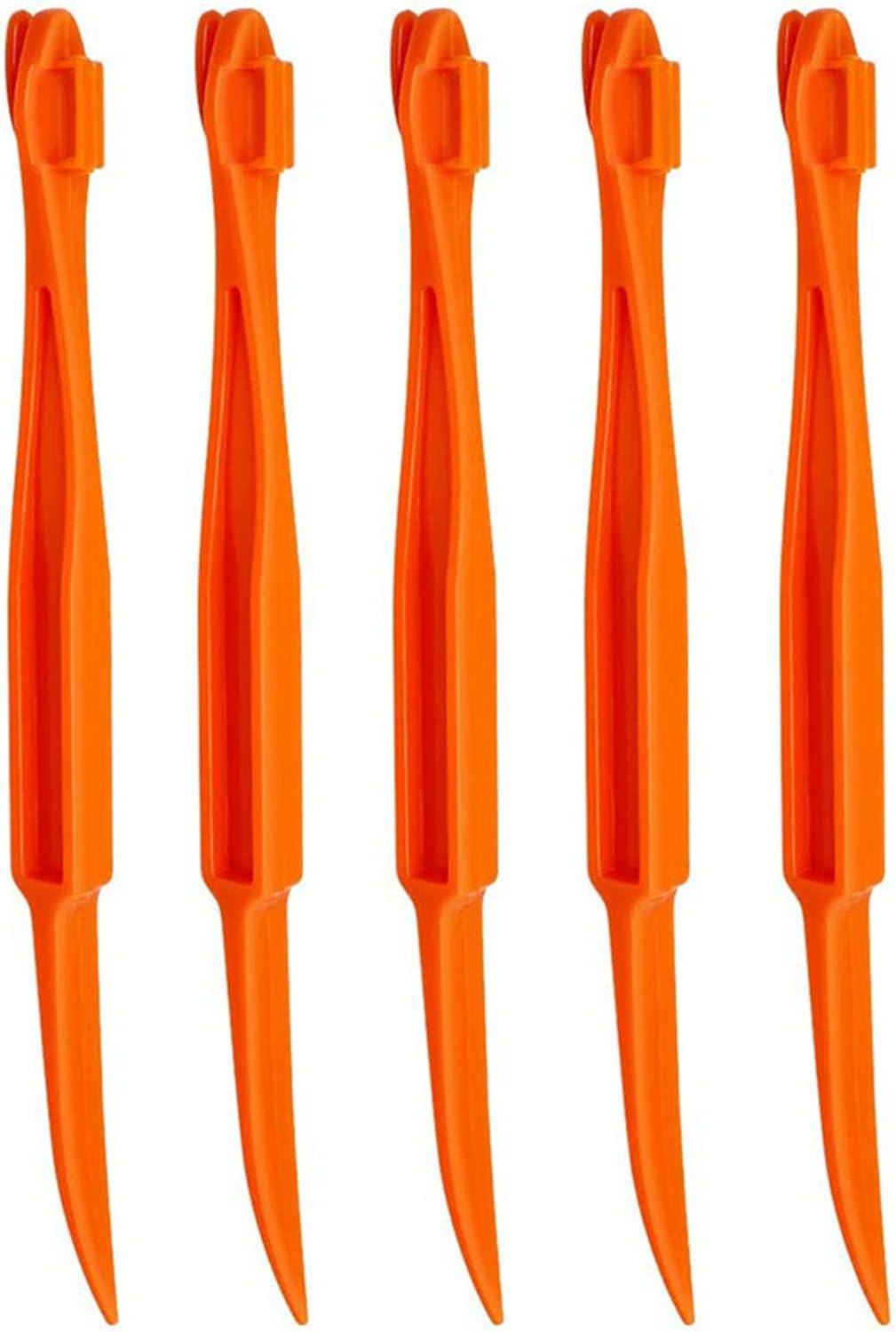 5Pcs Plastic Orange Peeler Remover Multifunctional Easy Open Fast Peeling Knife Citrus Lemon Cutter Fruit Opener Tools