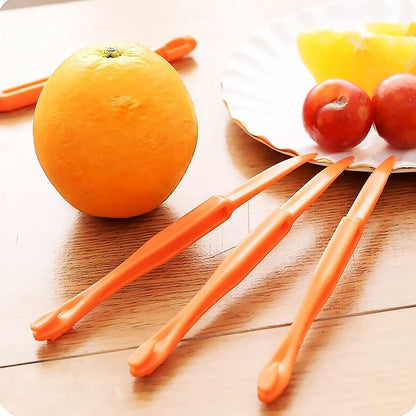 5Pcs Plastic Orange Peeler Remover Multifunctional Easy Open Fast Peeling Knife Citrus Lemon Cutter Fruit Opener Tools