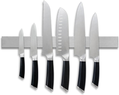 Stainless Steel Knife Magnetic Strip Multi Use Magnetic Knife Holder for Kitchen Organization Magnetic Tool Organizer for Wall Kitchen Knife Rack Utensil Holder Tool Holder 16 Inch