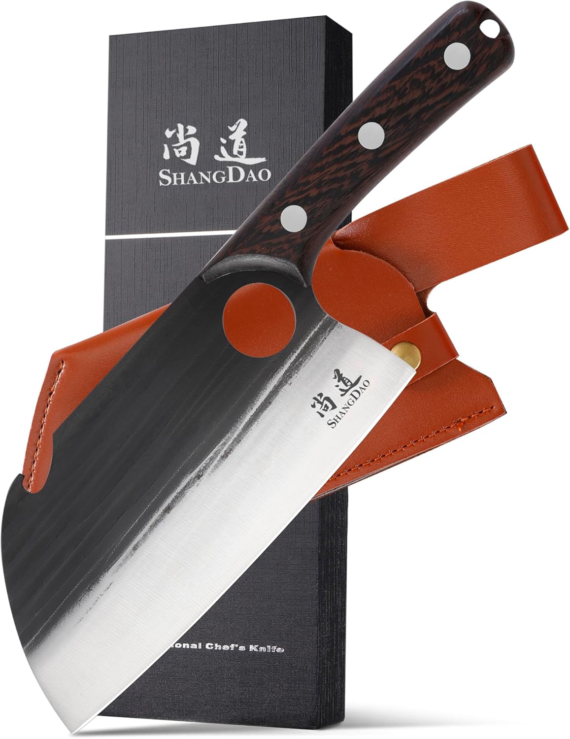 Boning Knives, 6 ″ Viking Boning Knife for Meat Cutting, High-carbon steel Chopper Knife, Forged Blade & Wood Handle, Hand Forged Full Tang Knife