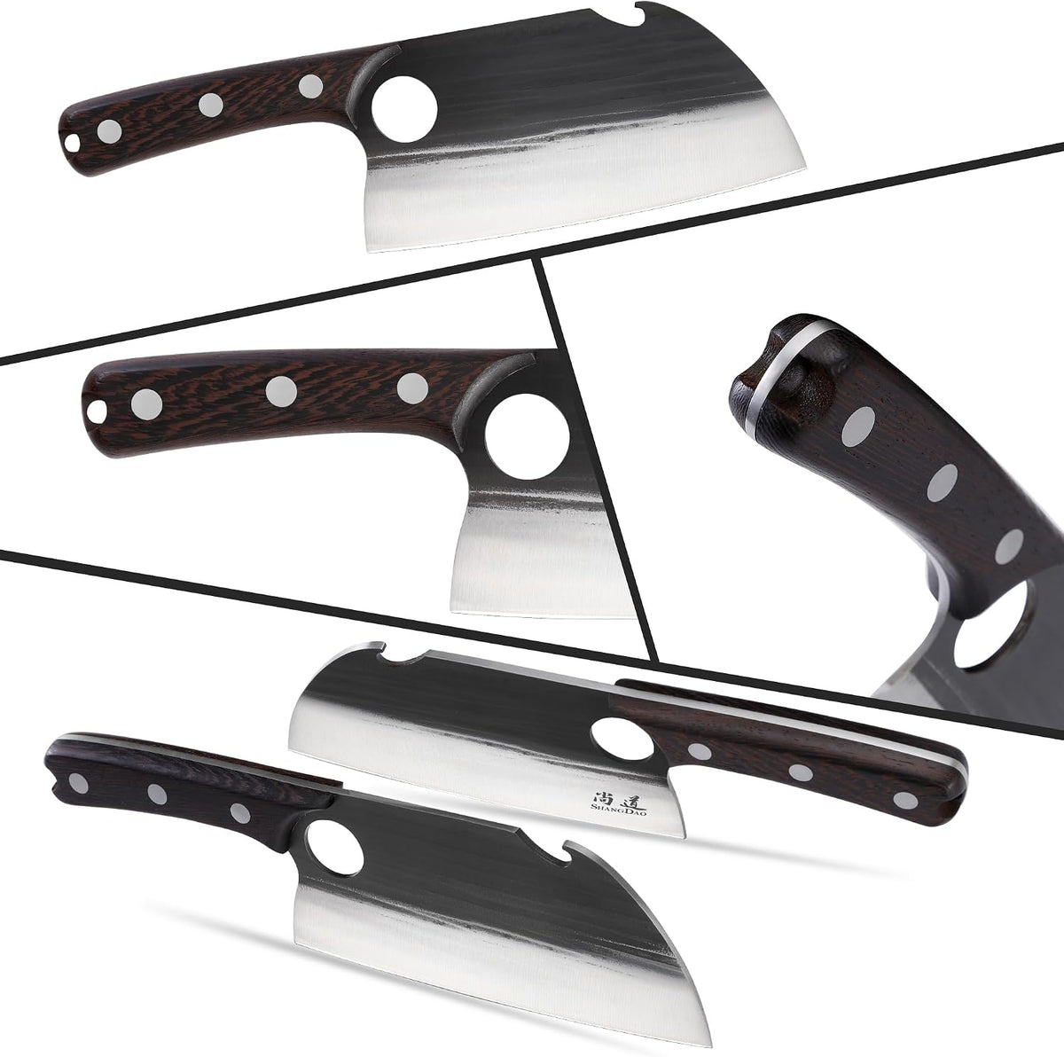 Boning Knives, 6 ″ Viking Boning Knife for Meat Cutting, High-carbon steel Chopper Knife, Forged Blade & Wood Handle, Hand Forged Full Tang Knife