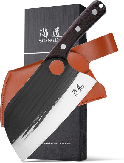 Boning Knives, 6 ″ Viking Boning Knife for Meat Cutting, High-carbon steel Chopper Knife, Forged Blade & Wood Handle, Hand Forged Full Tang Knife