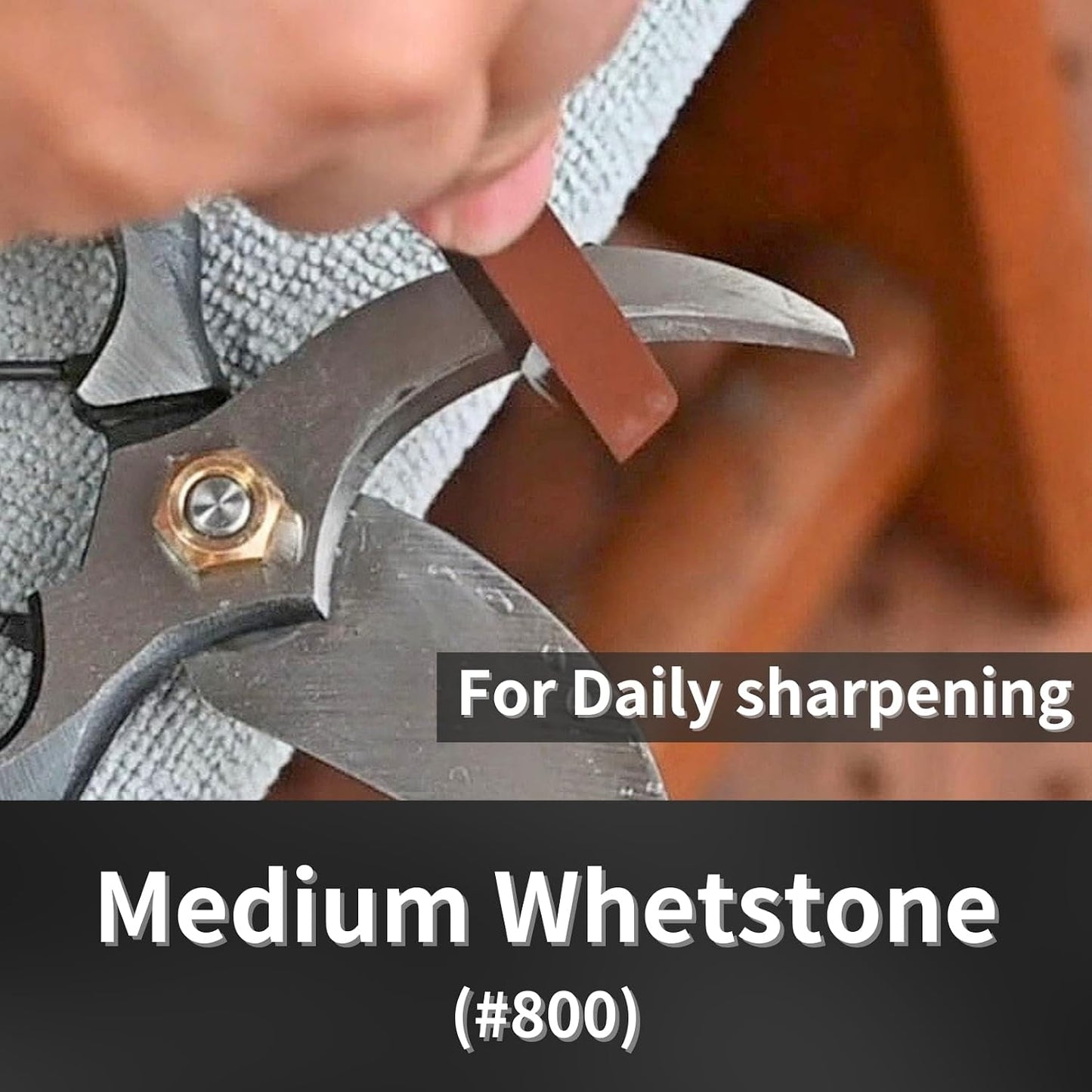 Sharpening Stone Sticks for Pruners and Garden Tools, Whetstone Set Sharpener Tool for Pruning Shears, Garden Scissors, Hedge Clippers, Sickle, Grafting Knife, Made in Japan