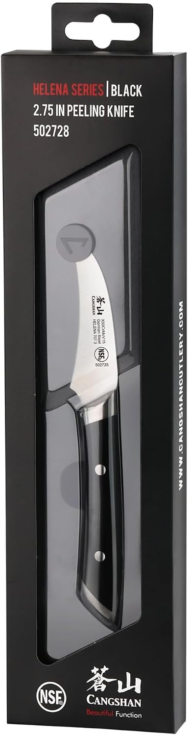 Cangshan HELENA Series 2.75-Inch Peeling Knife, Forged German Steel, 502728