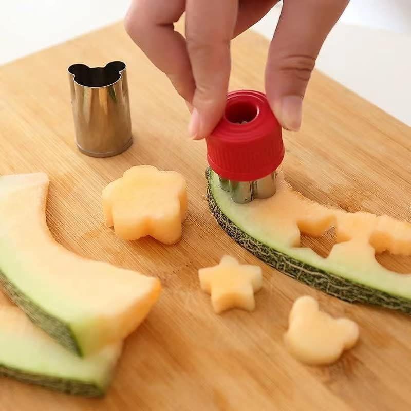 13 Pcs Wooden Kids Kitchen Knife, Kids Knife Set with Gloves Cutting Board Bear Sandwich Cutter Fruit Vegetable Cutters Serrated Edges Plastic Knifes for Real Cooking Kid Safe Knives
