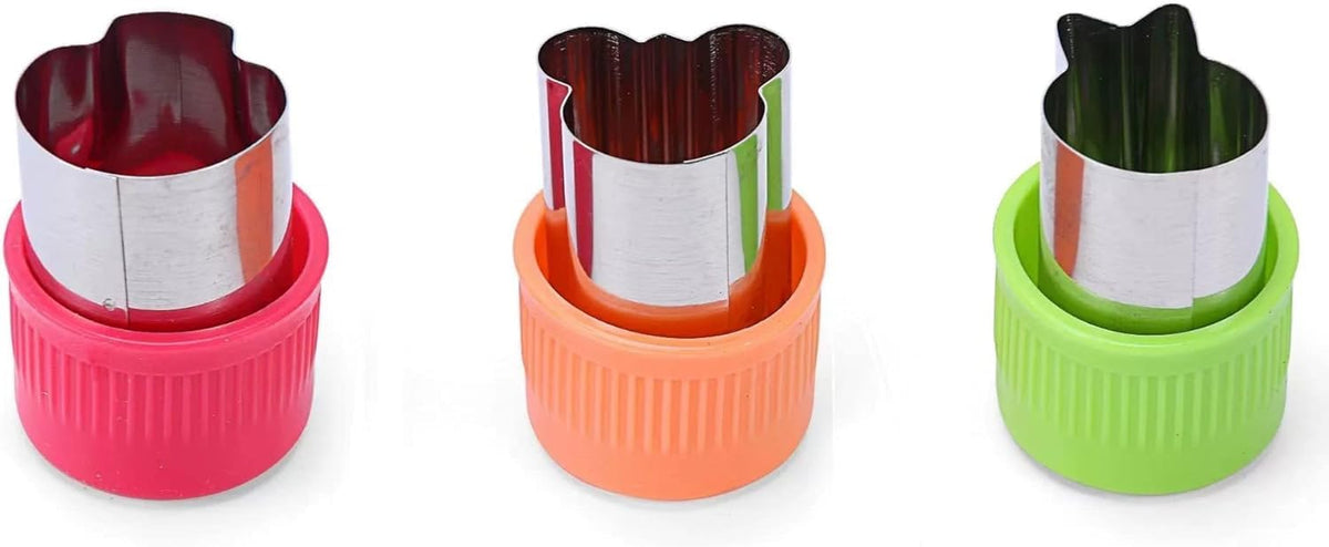 13 Pcs Wooden Kids Kitchen Knife, Kids Knife Set with Gloves Cutting Board Bear Sandwich Cutter Fruit Vegetable Cutters Serrated Edges Plastic Knifes for Real Cooking Kid Safe Knives