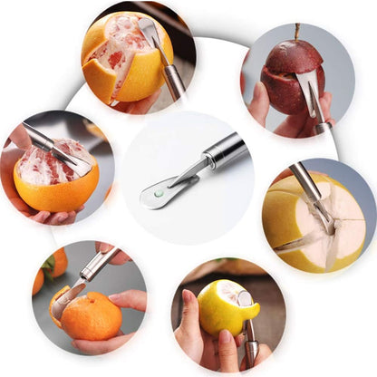 Orange Citrus Peelers 304 Stainless Steel Slicer Cutter Peeler Remover Opener Fruit Tools Kitchen Gadget