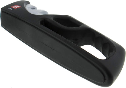 4-Stage Ultra-Sharp Knife Sharpener & Scissor Sharpener | Restores Ultra-Sharp Blades in Seconds. For Western & Asian Style Blades. Easy to Use, Safe No Slip Base