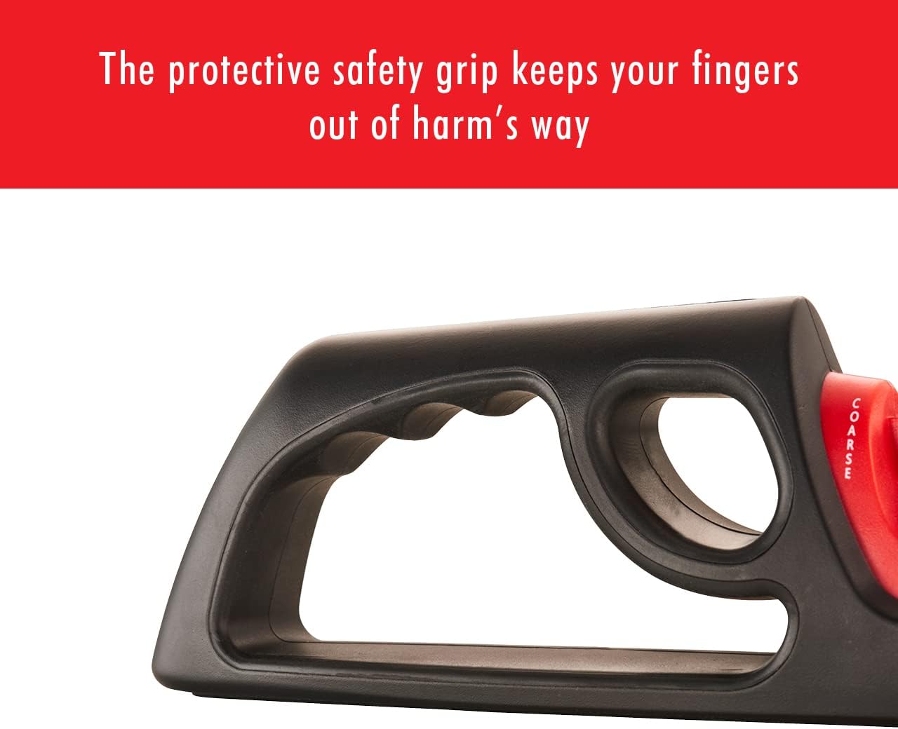 4-Stage Ultra-Sharp Knife Sharpener & Scissor Sharpener | Restores Ultra-Sharp Blades in Seconds. For Western & Asian Style Blades. Easy to Use, Safe No Slip Base