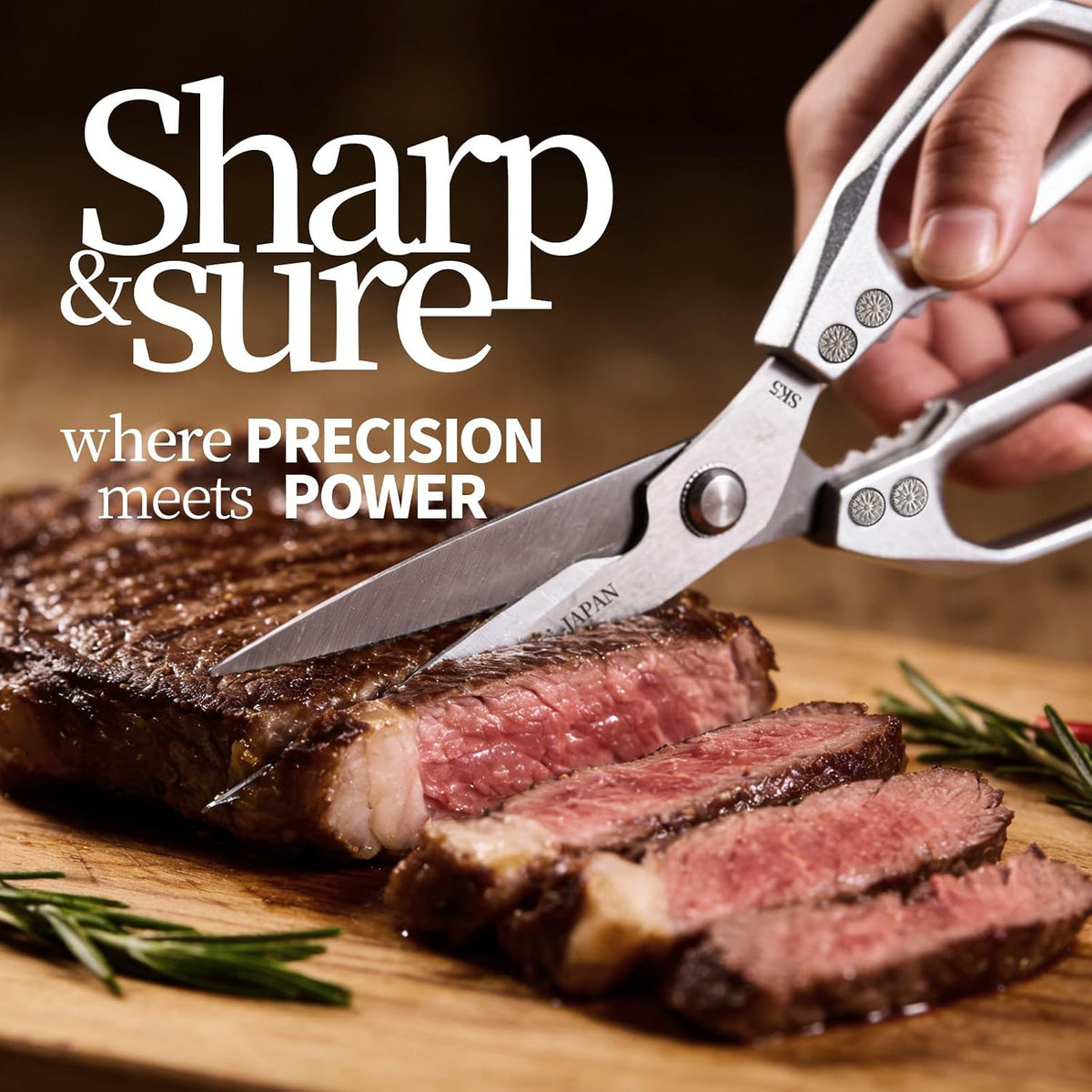 Kitchen Scissors for Food, Heavy Duty Kitchen Shears All Purpose, Japanese Poultry Shears, Meat Cutting Scissors, Chicken Scissor, Cooking Gifts for Men Women