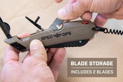 Tools Safety Knife Box Cutter, Self-Retracting Utility Knife for Warehouse & Cardboard Cutting with Holster and Lanyard
