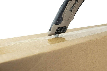 Tools Safety Knife Box Cutter, Self-Retracting Utility Knife for Warehouse & Cardboard Cutting with Holster and Lanyard