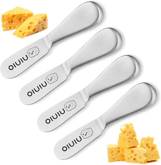 Butter Knife Spreader, Stainless Steel Butter Cheese Sandwich Spreader Knife, Spreaders for Butter, Cheese, Sandwhich, Peanut, Jam (Unique Pattern)