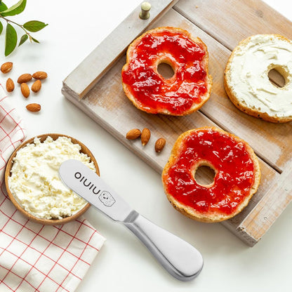 Butter Knife Spreader, Stainless Steel Butter Cheese Sandwich Spreader Knife, Spreaders for Butter, Cheese, Sandwhich, Peanut, Jam (Unique Pattern)