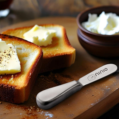 Butter Knife Spreader, Stainless Steel Butter Cheese Sandwich Spreader Knife, Spreaders for Butter, Cheese, Sandwhich, Peanut, Jam (Unique Pattern)