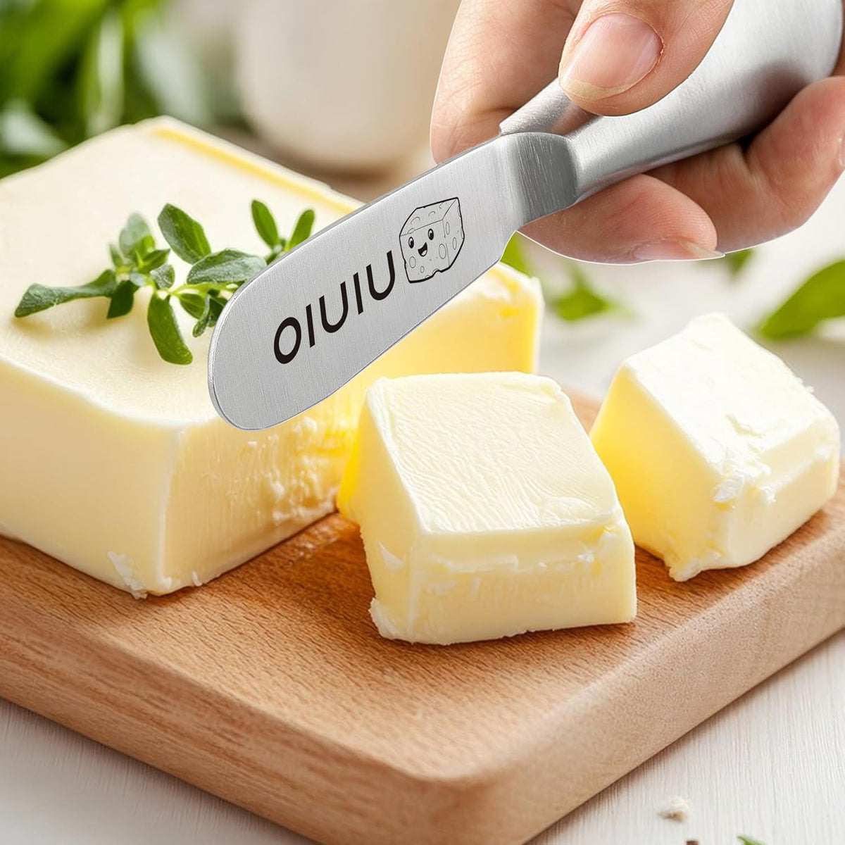 Butter Knife Spreader, Stainless Steel Butter Cheese Sandwich Spreader Knife, Spreaders for Butter, Cheese, Sandwhich, Peanut, Jam (Unique Pattern)
