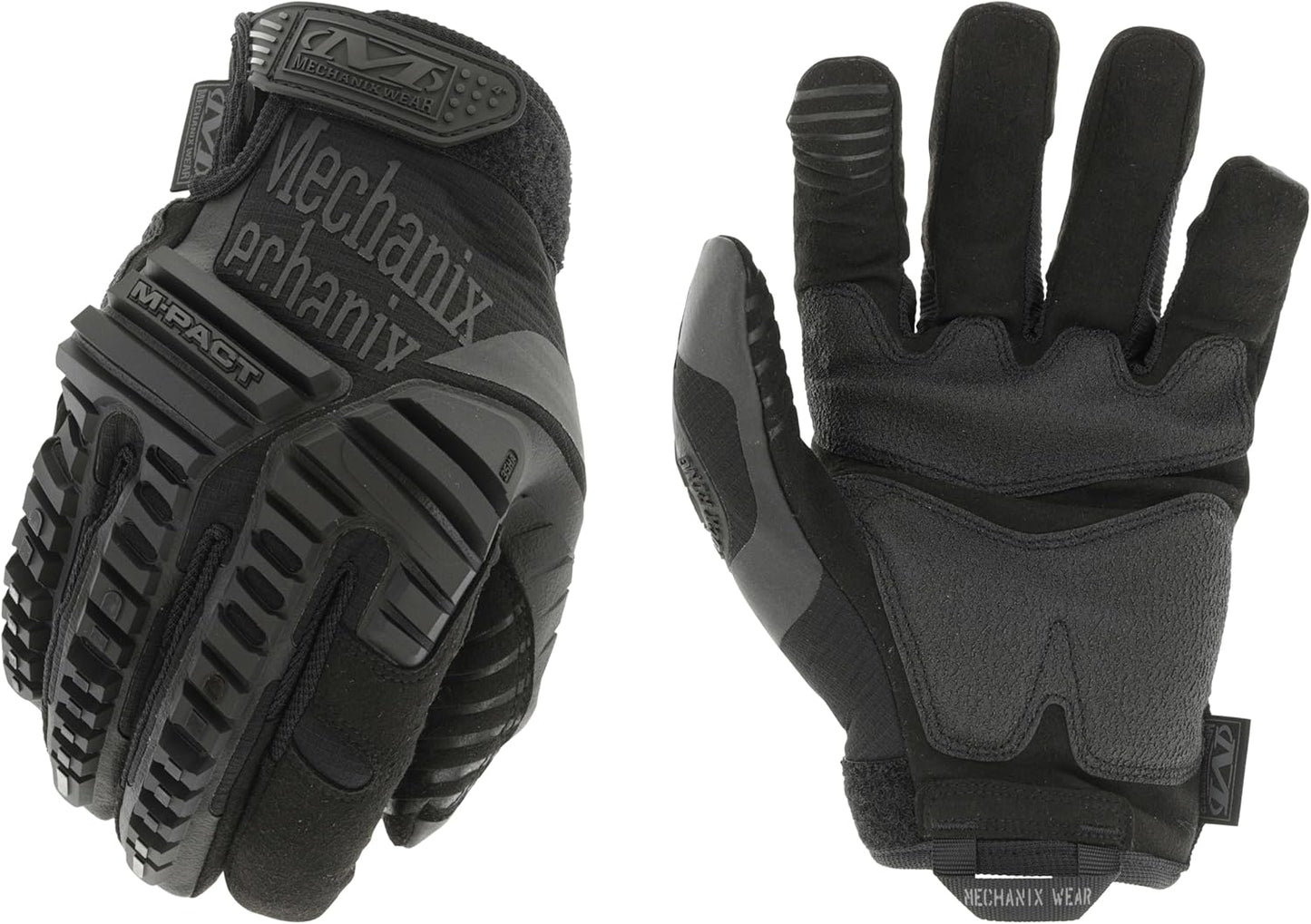 M-Pact Covert Tactical Gloves, Large, Black | Touchscreen-Capable Safety Gloves with Impact Protection, Vibration Absorption & a Secure Fit for Men
