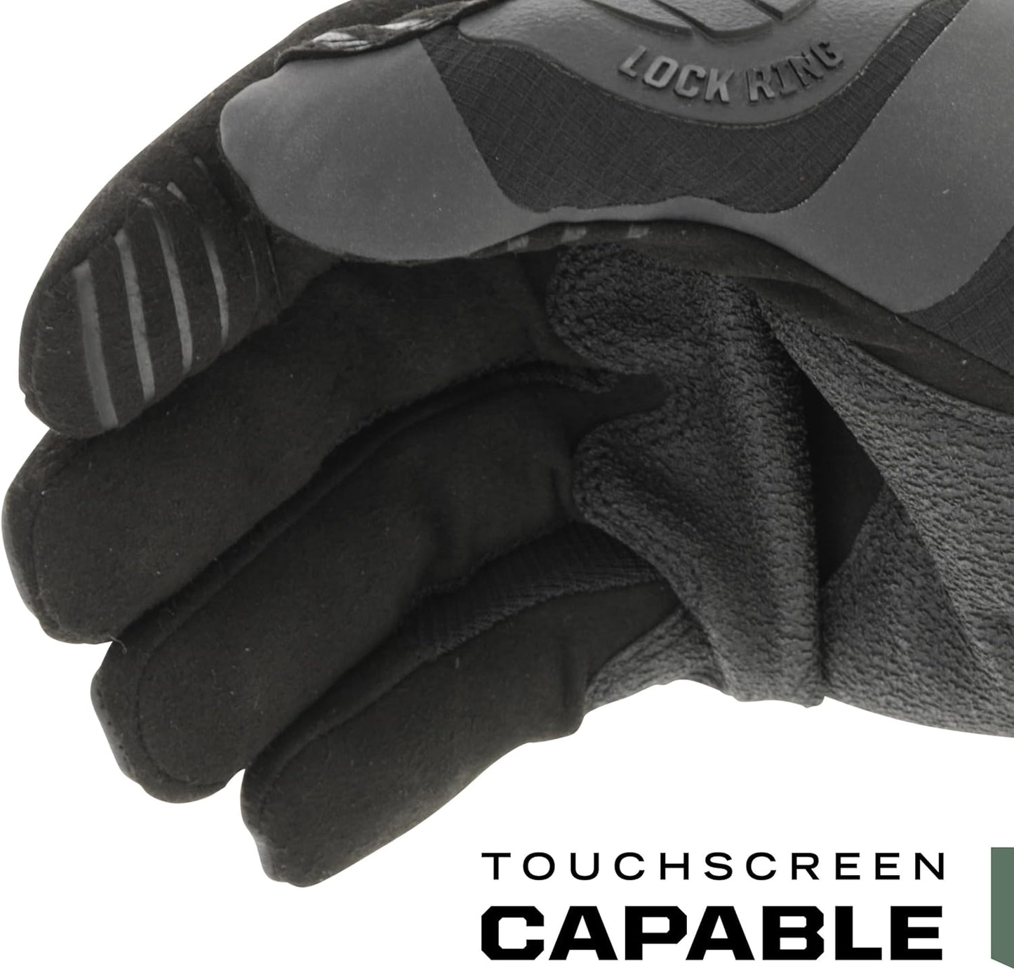 M-Pact Covert Tactical Gloves, Large, Black | Touchscreen-Capable Safety Gloves with Impact Protection, Vibration Absorption & a Secure Fit for Men