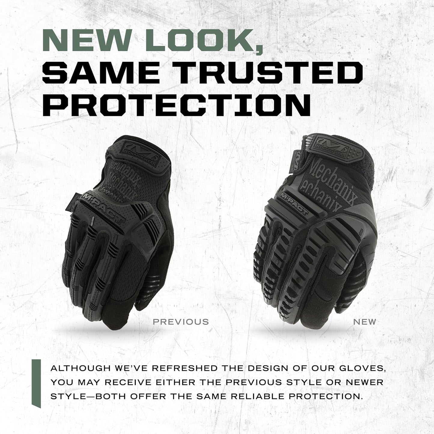 M-Pact Covert Tactical Gloves, Large, Black | Touchscreen-Capable Safety Gloves with Impact Protection, Vibration Absorption & a Secure Fit for Men