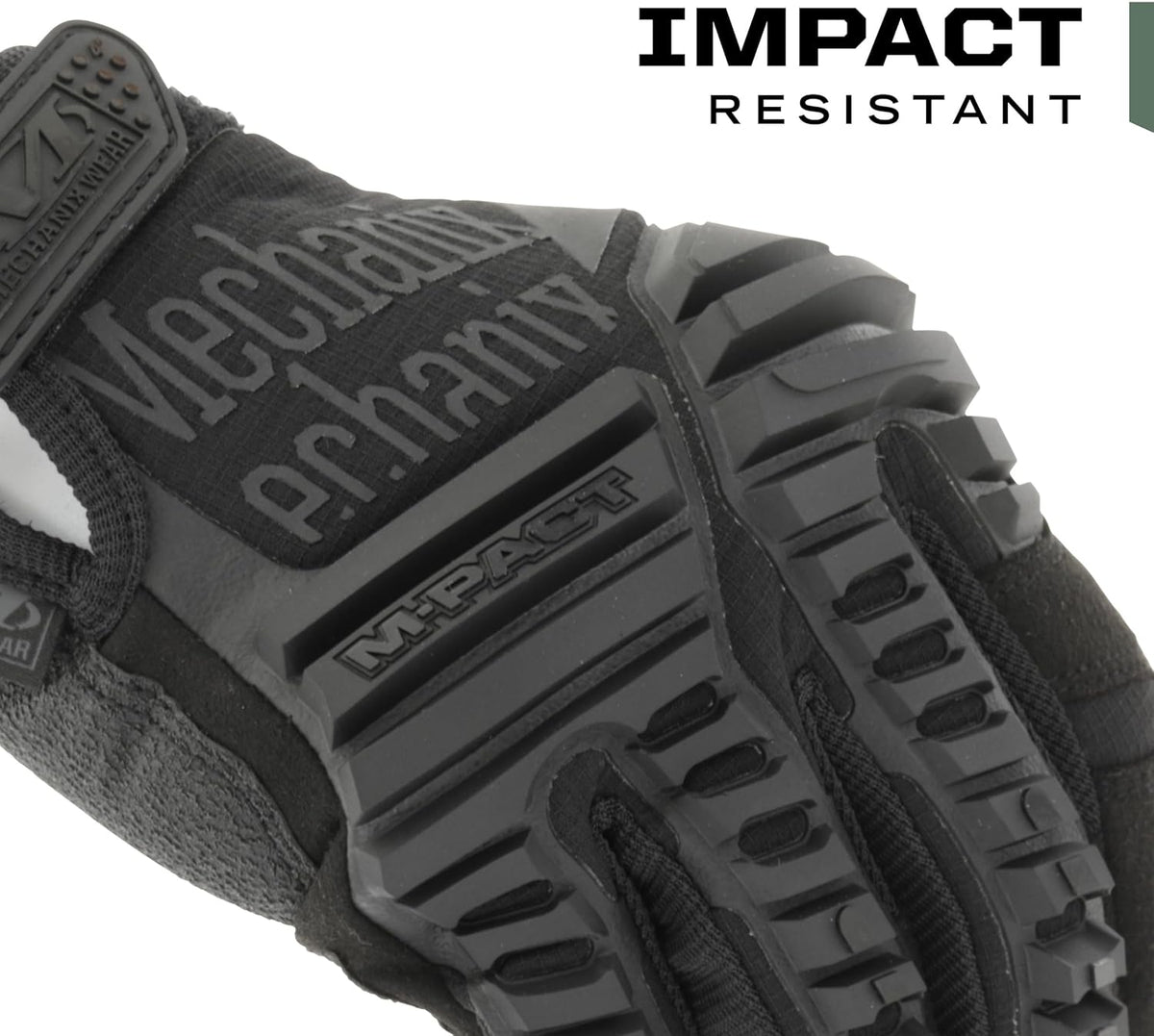M-Pact Covert Tactical Gloves, Large, Black | Touchscreen-Capable Safety Gloves with Impact Protection, Vibration Absorption & a Secure Fit for Men