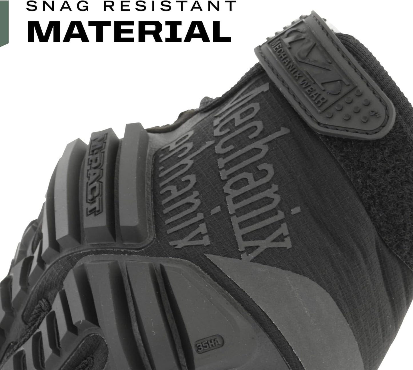 M-Pact Covert Tactical Gloves, Large, Black | Touchscreen-Capable Safety Gloves with Impact Protection, Vibration Absorption & a Secure Fit for Men