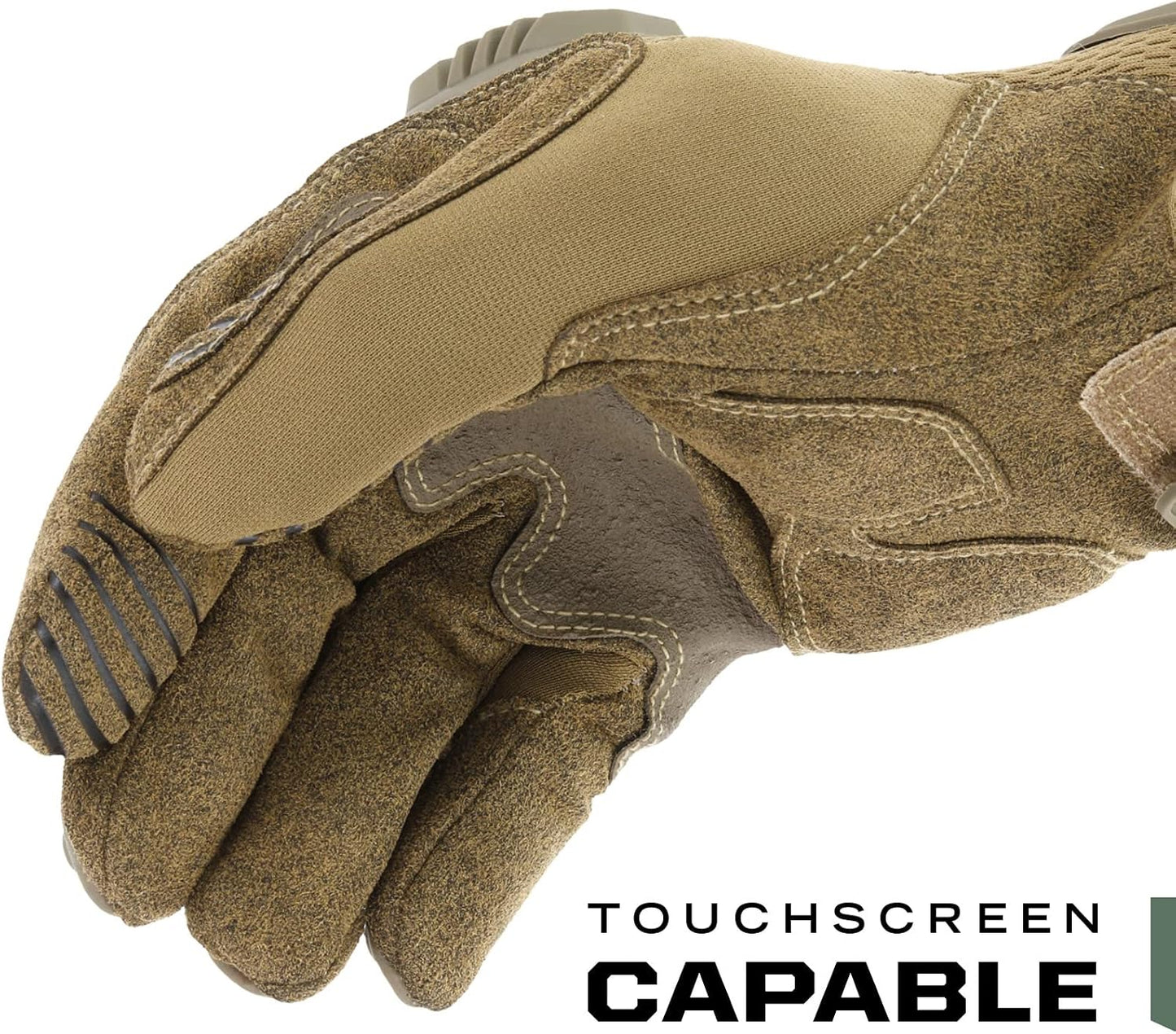 M-Pact Covert Tactical Gloves, Large, Black | Touchscreen-Capable Safety Gloves with Impact Protection, Vibration Absorption & a Secure Fit for Men