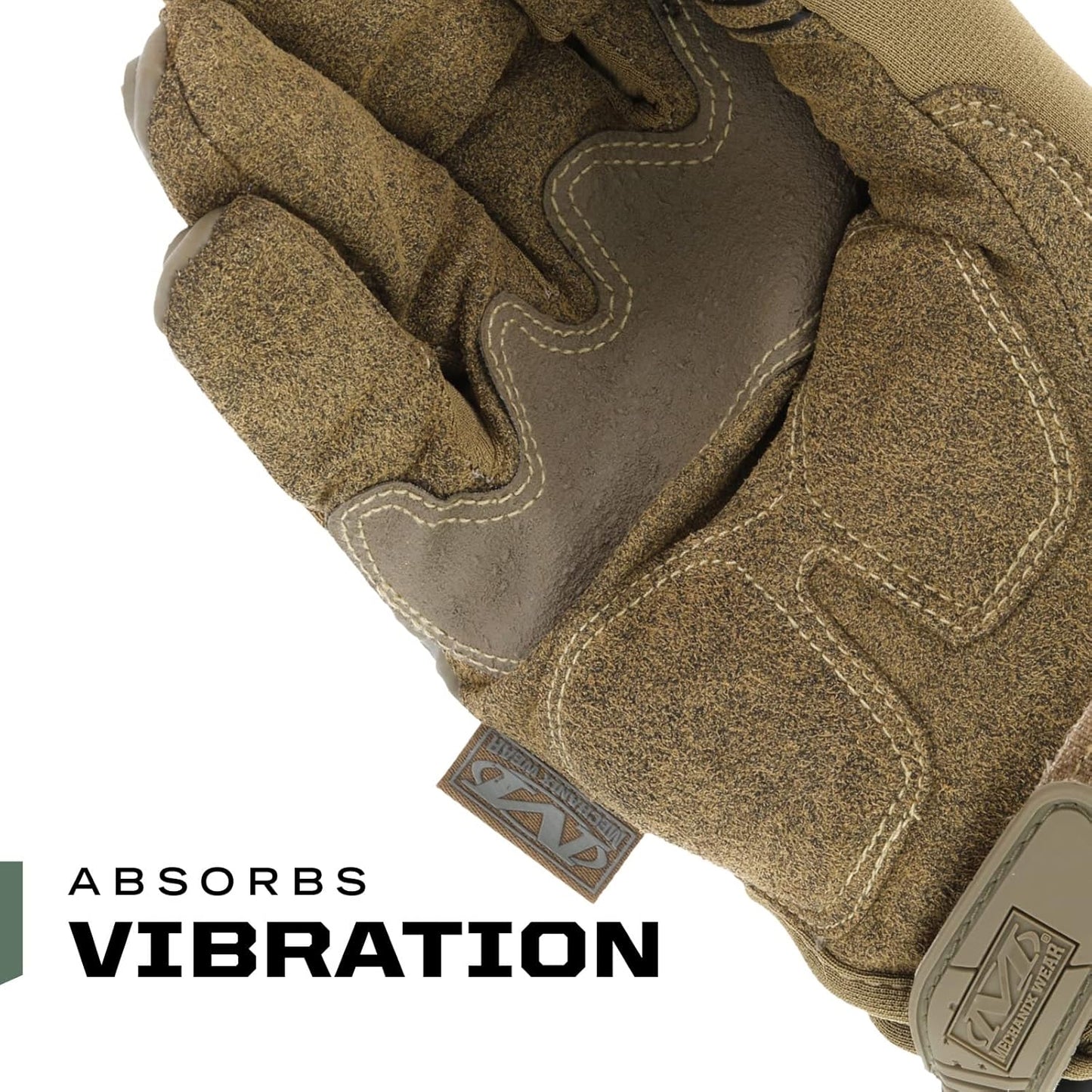 M-Pact Covert Tactical Gloves, Large, Black | Touchscreen-Capable Safety Gloves with Impact Protection, Vibration Absorption & a Secure Fit for Men