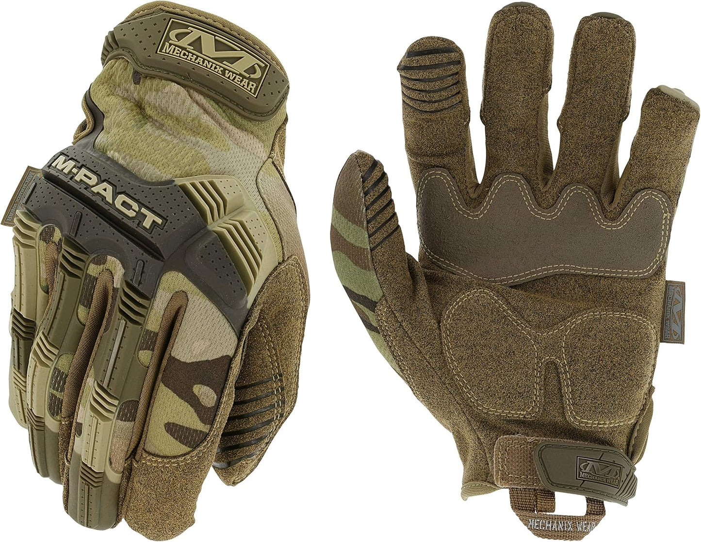 M-Pact Covert Tactical Gloves, Large, Black | Touchscreen-Capable Safety Gloves with Impact Protection, Vibration Absorption & a Secure Fit for Men