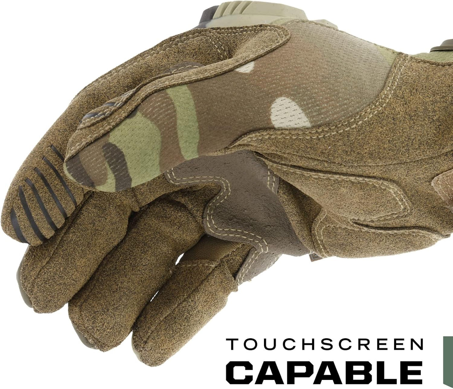 M-Pact Covert Tactical Gloves, Large, Black | Touchscreen-Capable Safety Gloves with Impact Protection, Vibration Absorption & a Secure Fit for Men