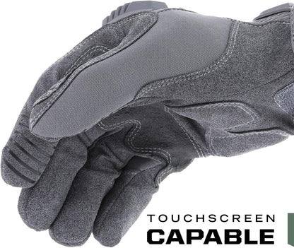 M-Pact Covert Tactical Gloves, Large, Black | Touchscreen-Capable Safety Gloves with Impact Protection, Vibration Absorption & a Secure Fit for Men