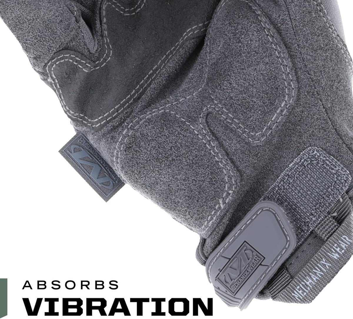 M-Pact Covert Tactical Gloves, Large, Black | Touchscreen-Capable Safety Gloves with Impact Protection, Vibration Absorption & a Secure Fit for Men
