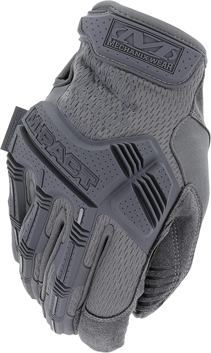 M-Pact Covert Tactical Gloves, Large, Black | Touchscreen-Capable Safety Gloves with Impact Protection, Vibration Absorption & a Secure Fit for Men